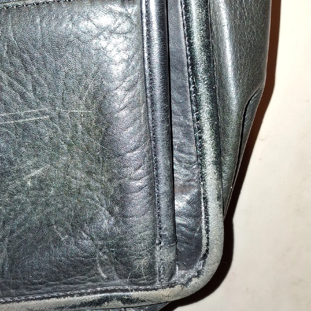Men's Black Leather Bag